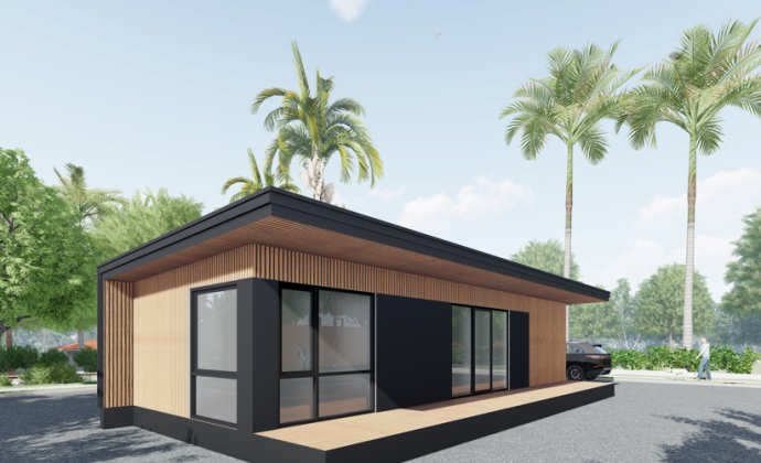 Affordable. Adaptable. Anywhere | Small Light Steel House in Germany